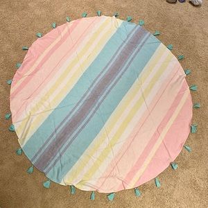 Beach Towel Circle Blanket 🦅 American Eagle NWT